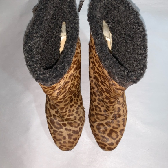 CHRISTIAN LOUBOUTIN size 8 wedge heel BOOTIES - Picture 4 of 14
